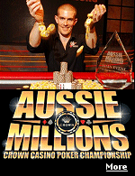 The Aussie Millions Poker Championship is the biggest poker tournament in the Southern Hemisphere. It takes place annually at the Crown Casino in Melbourne, Australia.